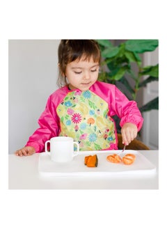 green sprouts Snap & Go Easy-Wear Long Sleeve Bib 12-24M Bee, Of  - Image 4