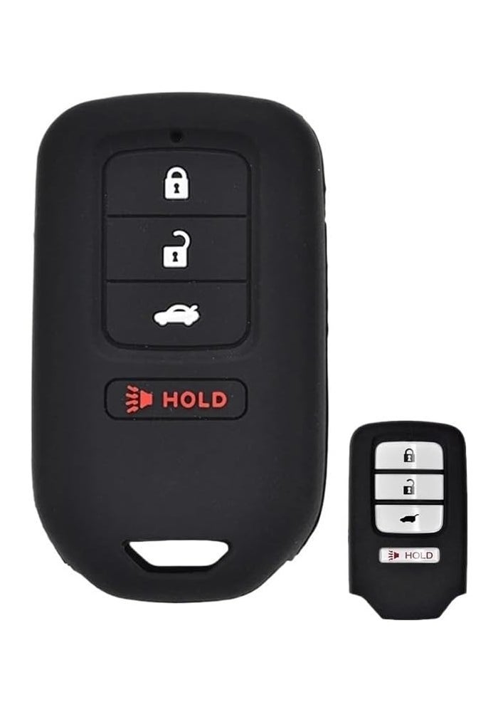 QASULER Silicone Key Fob Case for Honda Models - Image 3