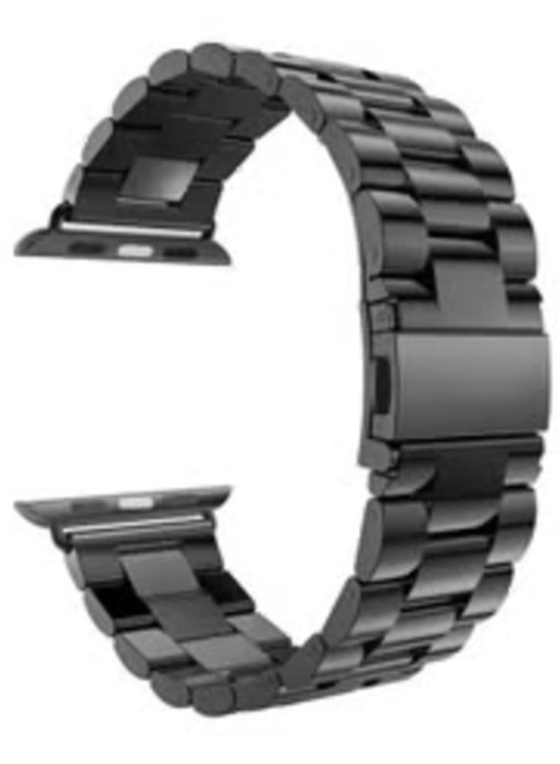 ELTRAZONE Stainless Steel Watch Band Chain Straps – Adjustable for 42/44/45/49 mm Watches  - Image 1