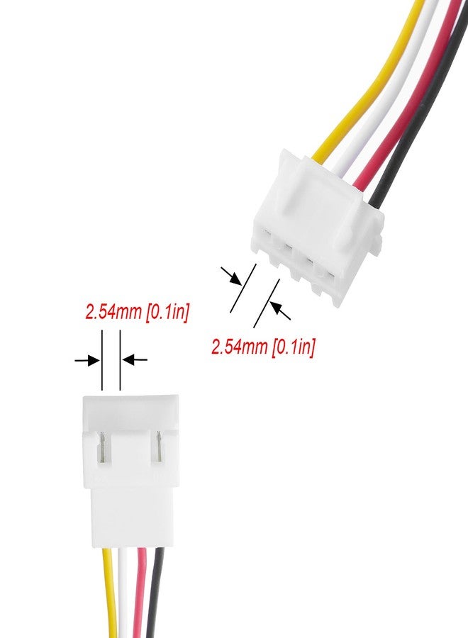 Bridgold 20 Pairs JST-XH 2.54 4Pin Connector Balance Plug Lead Socket Male and Female with 100mm Silicone Wire Cables. (4Pin) - Image 3