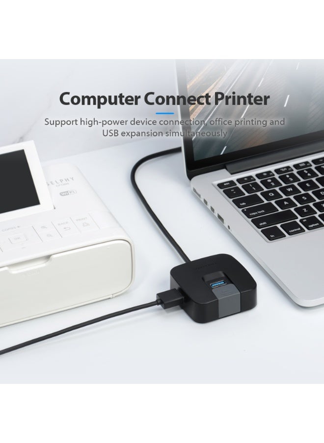 VENTION 4 Ports USB3.0 HUB 0.15M Black Model # CHBBB - Image 5