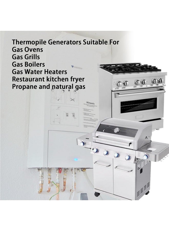 Delixike 1950-001 Robertshaw Thermopile 36" 250-750 Millivolts MV 2 Lead with PG9 Adapter  - Image 5