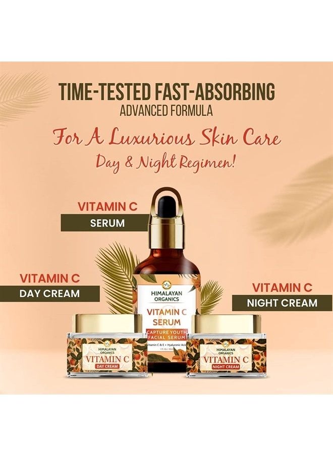 Himalayan organics - Vitamin C Serum With Hyaluronic Acid ,Vitamin C & E | Improves Skin Elasticity | Blemish Free Skin | Highly Stable & Effective Skin Brightening - 30ml - Image 1