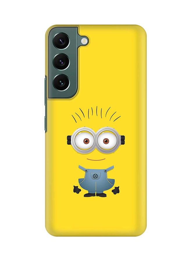 Stylizedd Case for Samsung Galaxy S22 5G Slim Snap Classic Series Shield Matte Finish Print - Minion 3 - Image 1