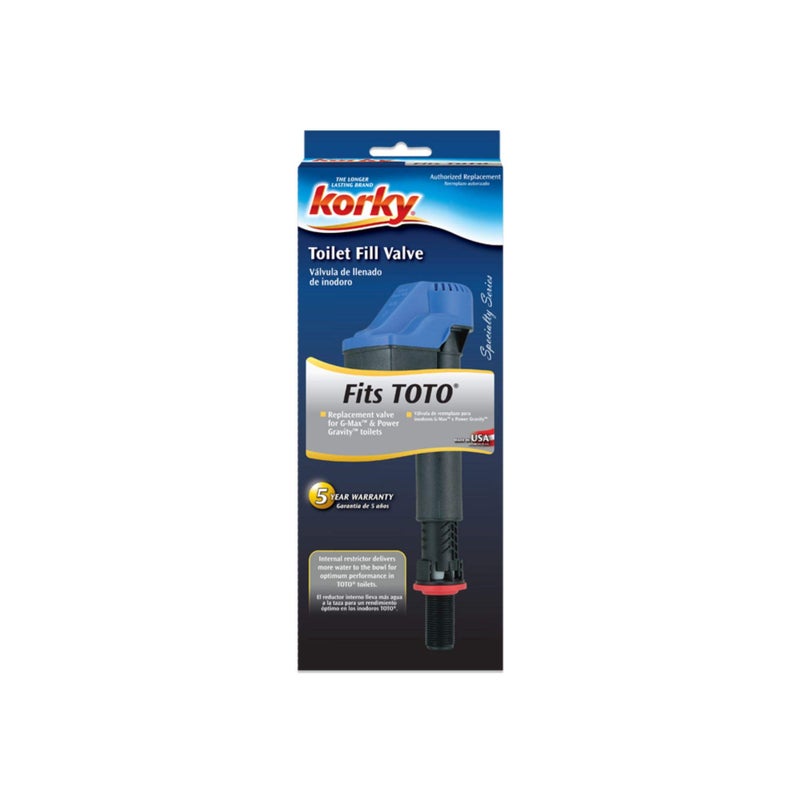 كوركي صمام تعبئة المرحاض توتو البديل Korky 528T - يناسب مراحيض G-Max وPower Gravity - سهل التركيب - صنع في الولايات المتحدة الأمريكية - Image 2