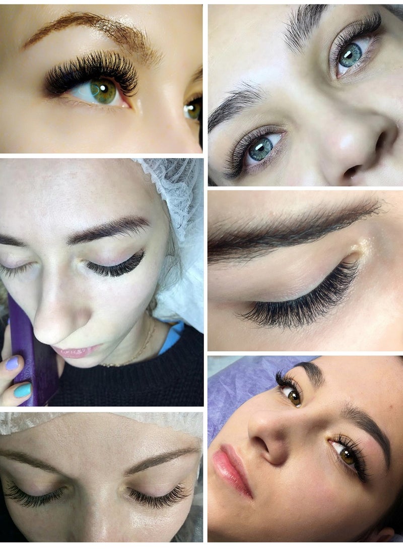 Fake False Eyelashes Natural Mink D Curl Lightweight Soft Safe Single Round DIY Eyelash Extension Cluster Lashes Grafting Can Take Multiple Hairs for Pros and Beginners (7mm-15mm Mix) - Image 3