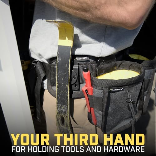 Holstery MagMaster | Magnetic Tool Holder - Strong Clip-On Belt Magnet Holster for Screws, Hammer, Sockets, Pliers, Drill Bit, Wrench, or Any Magnetic Tools and Hardware - Image 2