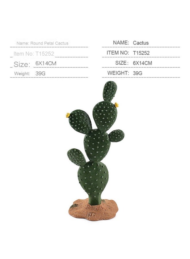 NIBEMINENT Children's Animal Model Scene Decoration - Realistic Tropical Desert Tree and Green Plant Figurines