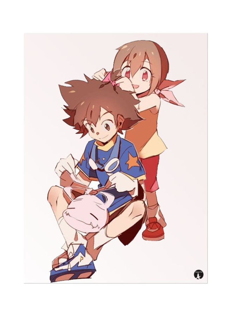 RKN The Anime Digimon Mouse Pad Pink