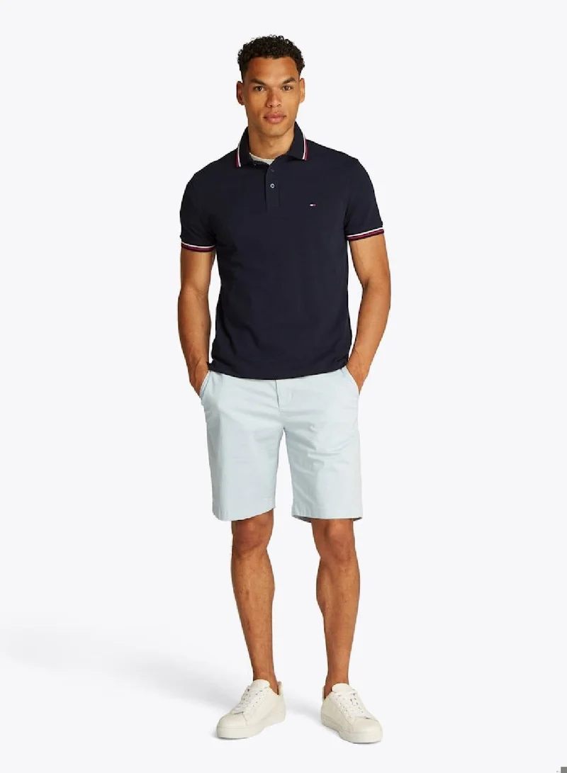 Tommy Hilfiger Desert Sky Tipped Slim Fit Polo Shirt for Men | Best Price UAE