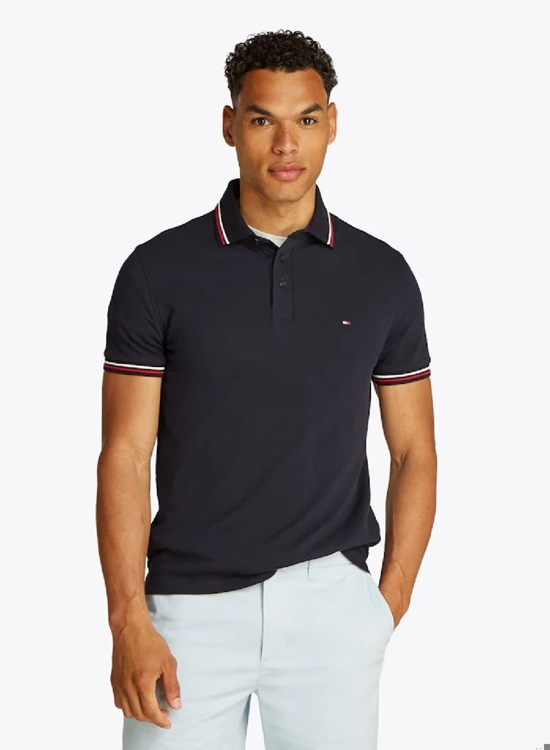 Tipped Slim Fit Polo Shirt