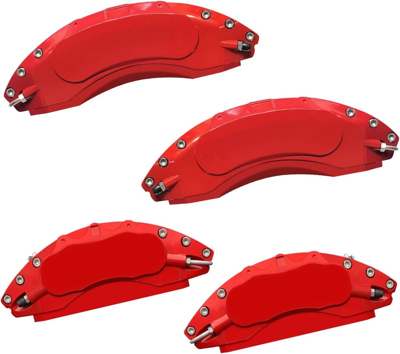 AOOA Red Brake Caliper Covers for Chevrolet Silverado and GMC Models (Set of 4) - Image 1