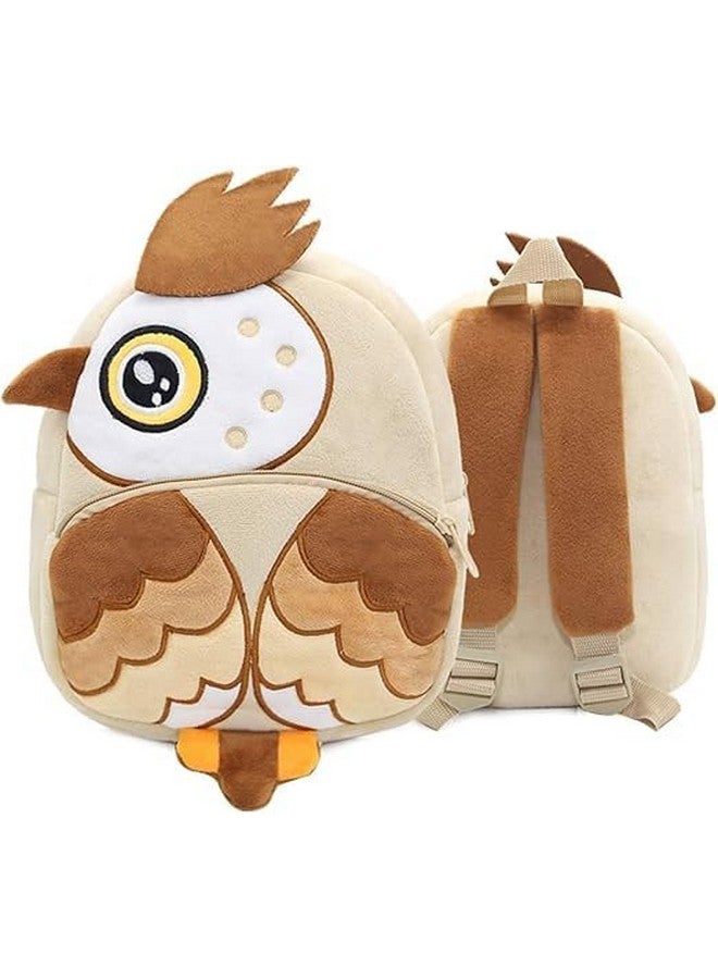 blue tree Kids Backpack - Lightweight 10L Backpack in Fun Prints for School, Travel, & Daycare, Ideal for Ages 2 to 5+, Birthday Gift (BT-BROWN OWL) - Image 4