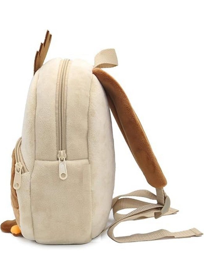 blue tree Kids Backpack - Lightweight 10L Backpack in Fun Prints for School, Travel, & Daycare, Ideal for Ages 2 to 5+, Birthday Gift (BT-BROWN OWL) - Image 3