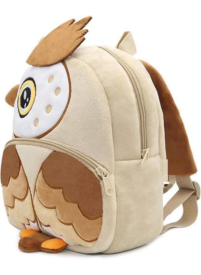 blue tree Kids Backpack - Lightweight 10L Backpack in Fun Prints for School, Travel, & Daycare, Ideal for Ages 2 to 5+, Birthday Gift (BT-BROWN OWL) - Image 2