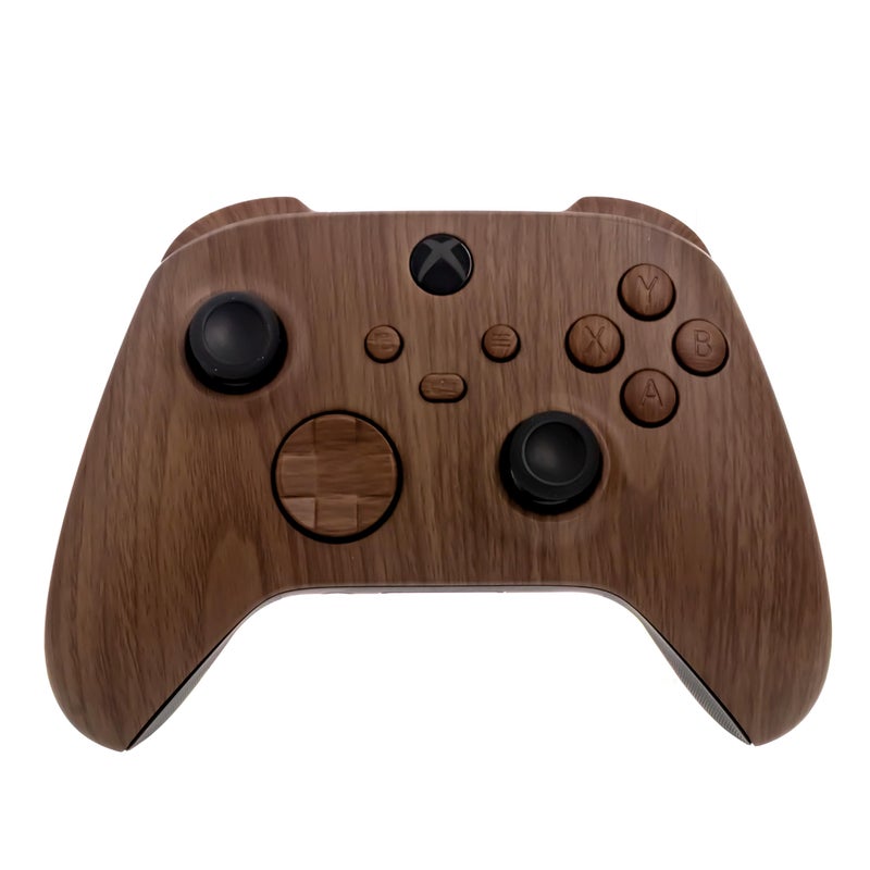 Crazy Controllerz Customz Series Custom Wireless Controller for Xbox One Series X S PC - Rich Mahogany Design - Image 1