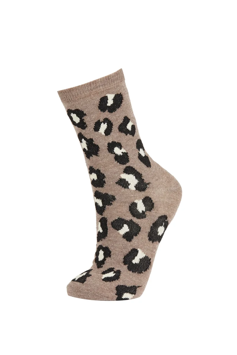 Defacto  Woman 3 Piece Cotton Long Socks for Women | Best Price UAE