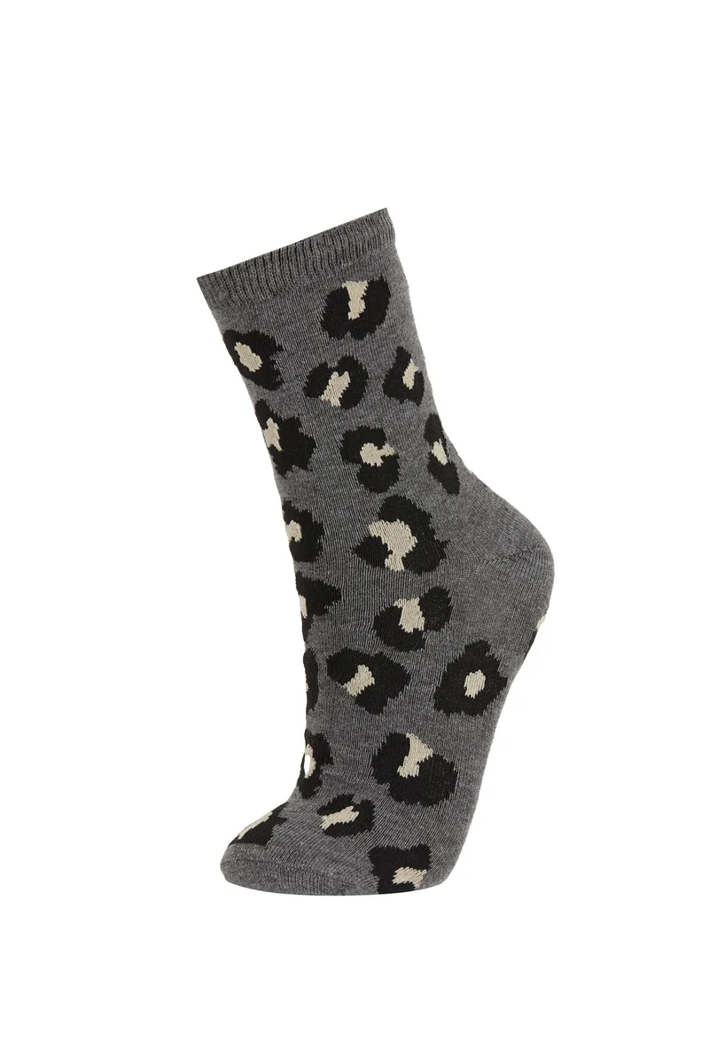 Defacto  Woman 3 Piece Cotton Long Socks for Women | Best Price UAE