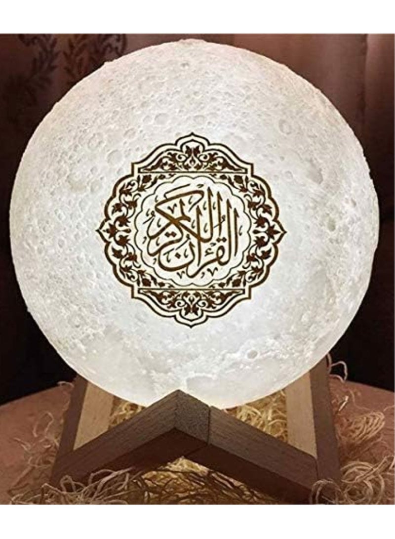 JAJEEK "3D Quran Moon Speaker with Bluetooth & Remote Control – Portable Night Light" - Image 2