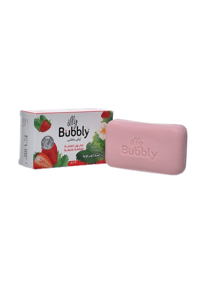 illy Bubbly - illy Bubbly Strawberry Bar Soap 140gm - Image 1