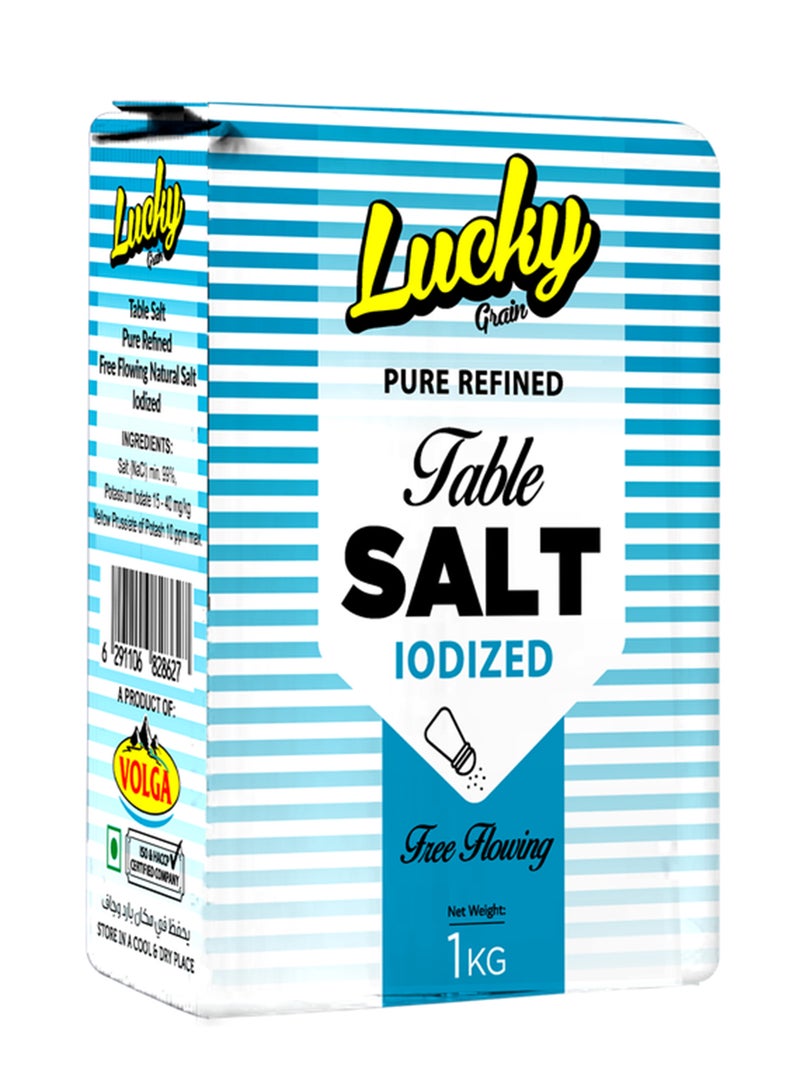 Lucky Grain Iodized Salt 1Kg