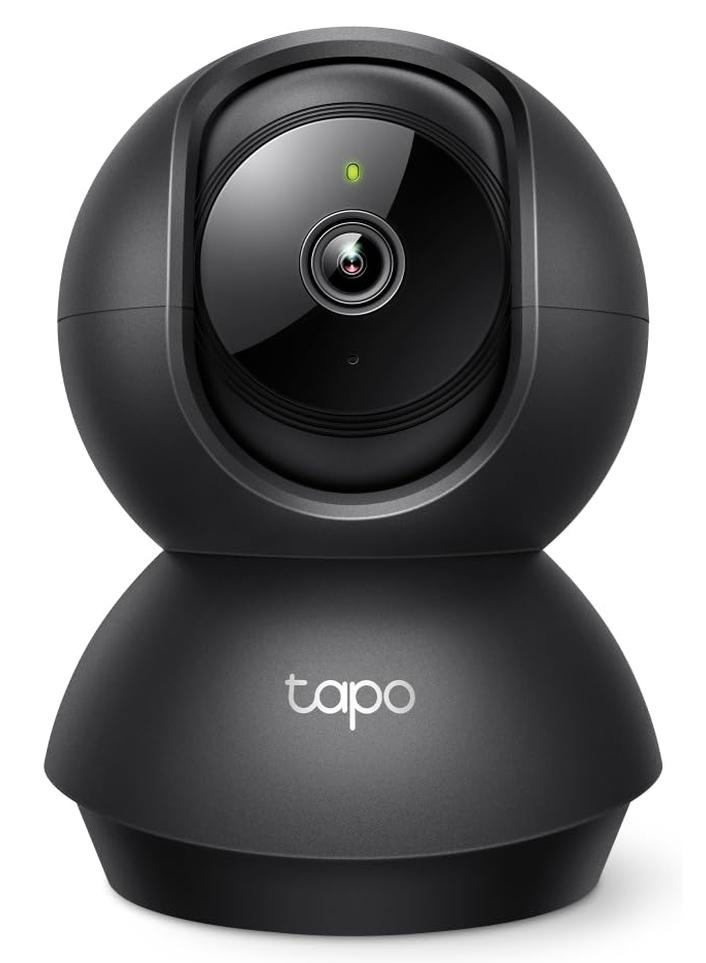 tapo كاميرا أمان داخلية Tapo TP-Link بدقة 2K مع إمكانية التحريك والإمالة لمراقبة الأطفال والحيوانات الأليفة | كشف الحركة والتتبع | صوت ثنائي الاتجاه | تخزين سحابي وبطاقة SD | تعمل مع أليكسا وجوجل هوم | سوداء C211 - Image 1