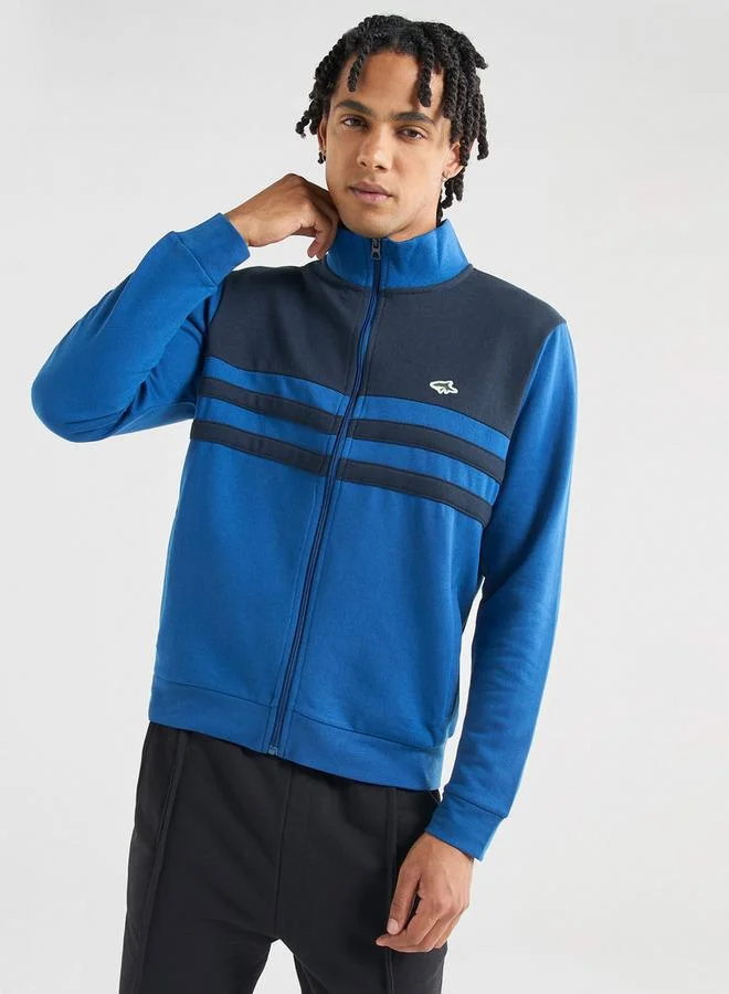 سبلاش فيڤ سويت شيرت متعدد التصاميم بياقة عالية وأكمام طويلة