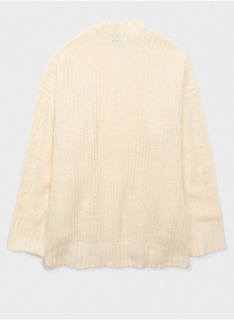 American Eagle Pocket Detail Cardigan  - Image 5
