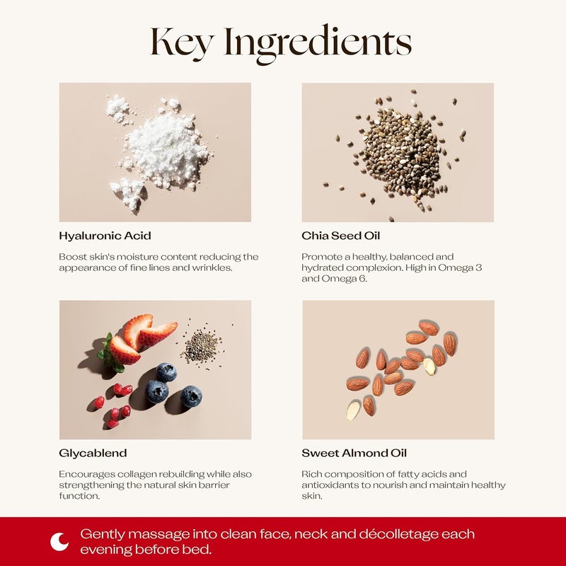 Trilogy Replenishing Night Cream with Glycablend, Hyaluronic Acid, and Marula - 60 ml - Image 4