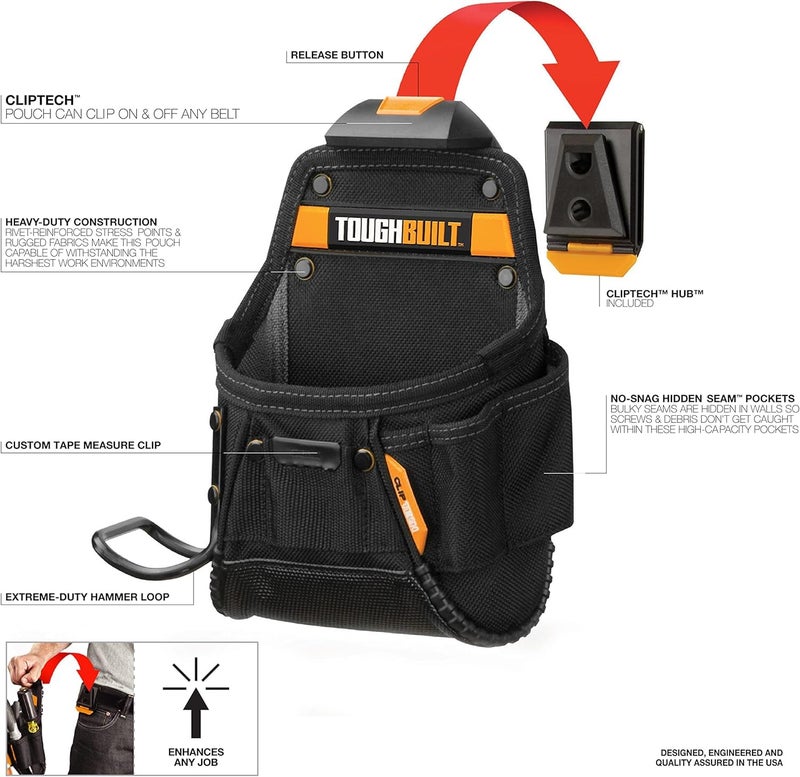 TOUGHBUILT TOU-CT-24 Project Pouch/Hammer Loop - Image 3