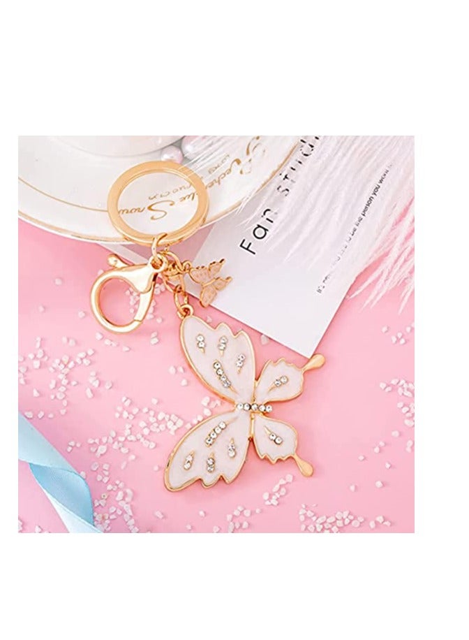 SYOSI erfly Keychain Key Chains erfly Gift Crystal Bling Diamond keychain erfly Accessories for Women Car Keys - Image 4