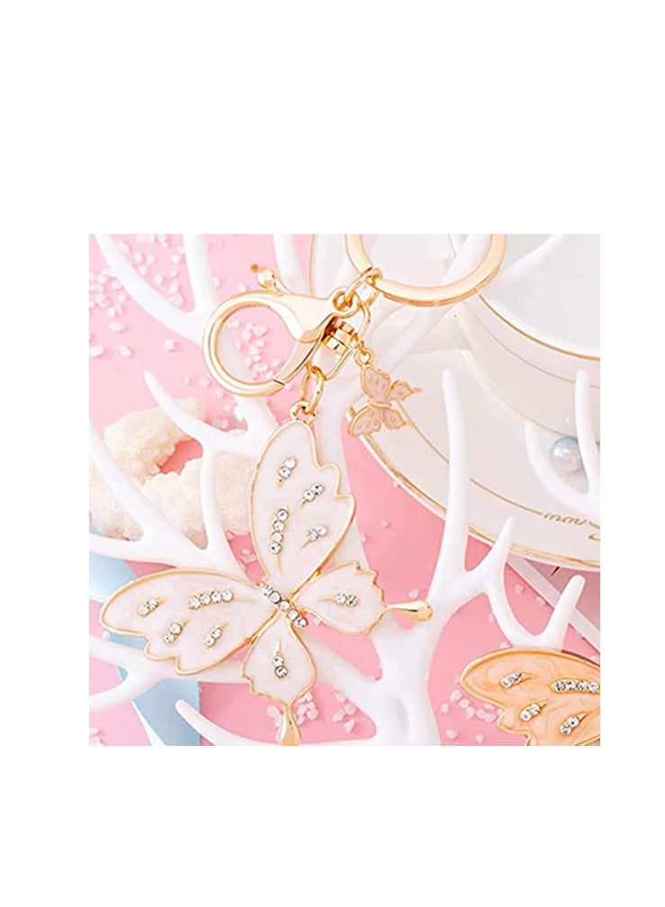 SYOSI erfly Keychain Key Chains erfly Gift Crystal Bling Diamond keychain erfly Accessories for Women Car Keys - Image 2