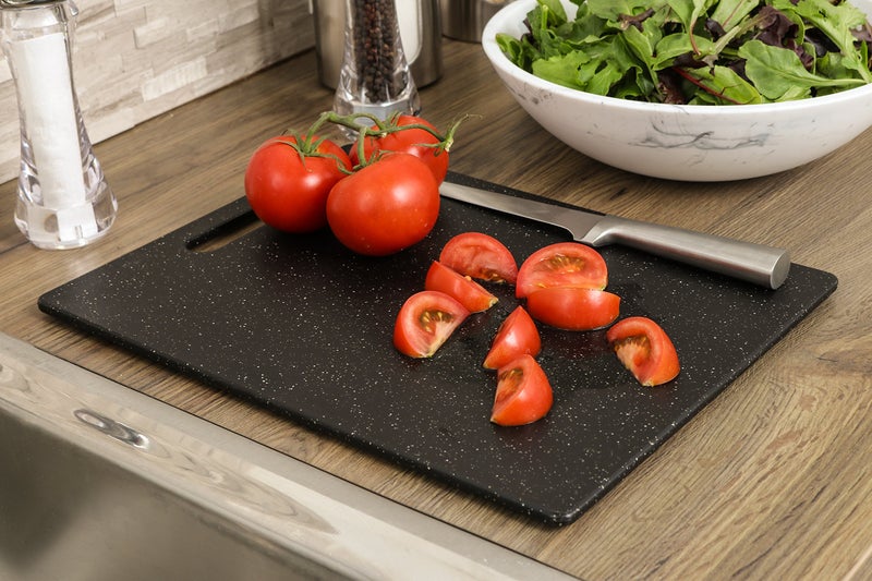 Dexas Superboard Pastry Board and Cutting Boards, Set of Two, Midnight Granite Color - Image 2