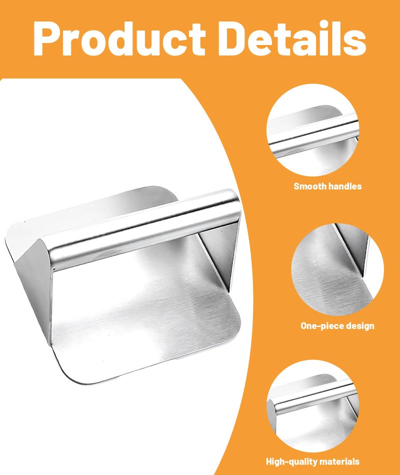 KalamkariX Burger Press, Burger Patty Maker Mould, Square Hamburger Press for Uniform Patties, Ideal for Home Cooks and BBQ Enthusiasts, Can be Used as a Gift to Give to Friends, 14x14.3 cm - Image 3
