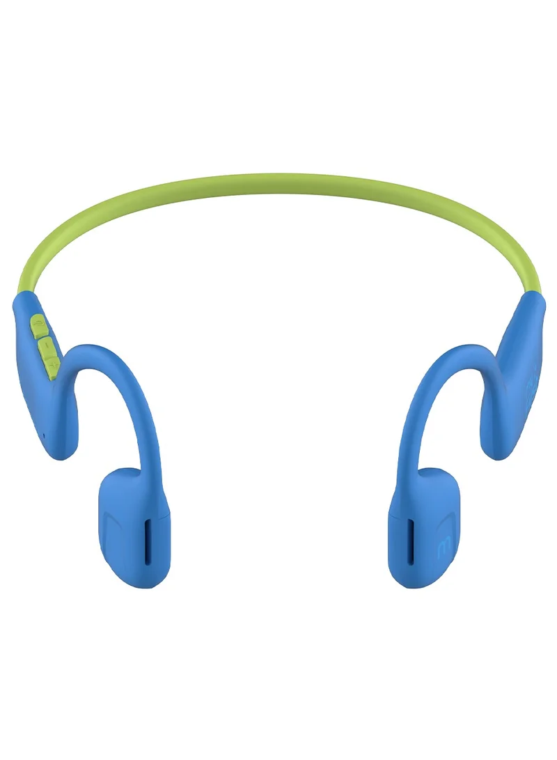 الخاص بي أولا سماعات أذن لاسلكية  بتصميم مفتوح للأطفال - أزرق