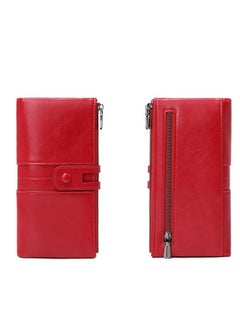 Generic Women's Wallets Handmade Elegant RFID Blocking Italian PU Leather Ladies Wallet Tri-fold Women's Purse  - Image 5