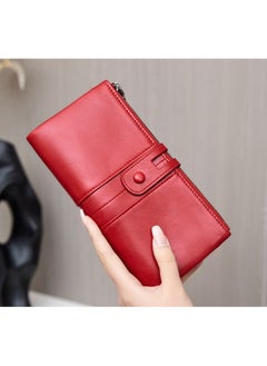 Generic Women's Wallets Handmade Elegant RFID Blocking Italian PU Leather Ladies Wallet Tri-fold Women's Purse  - Image 2