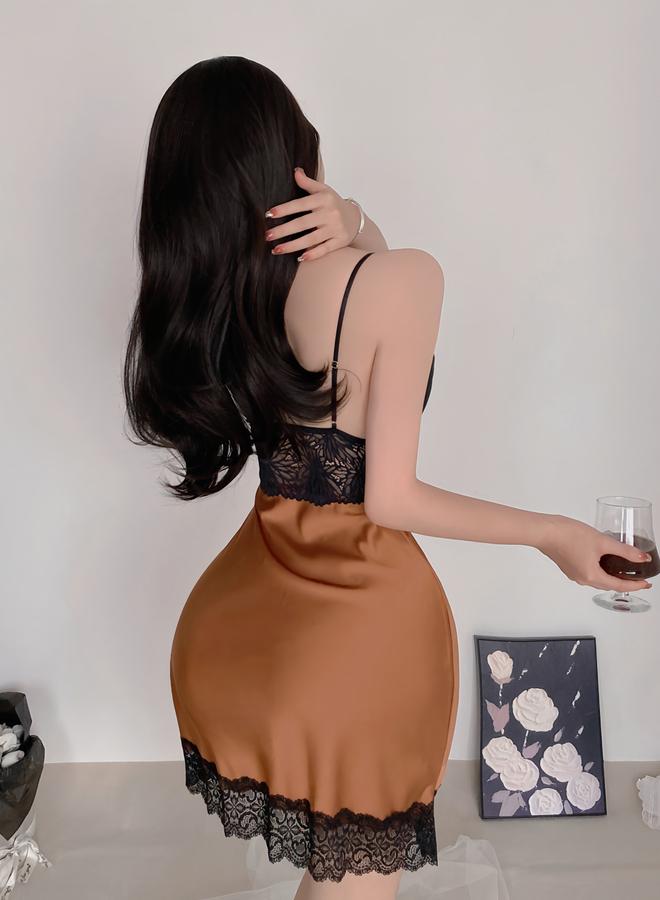 Take Two Lace Babydoll with Side Slit - Image 3