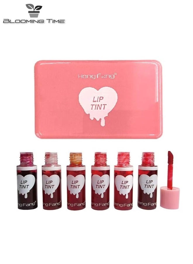 Hengfang 6-Piece 3D Mirror Moisturizing Lip Glaze Set  - Image 1