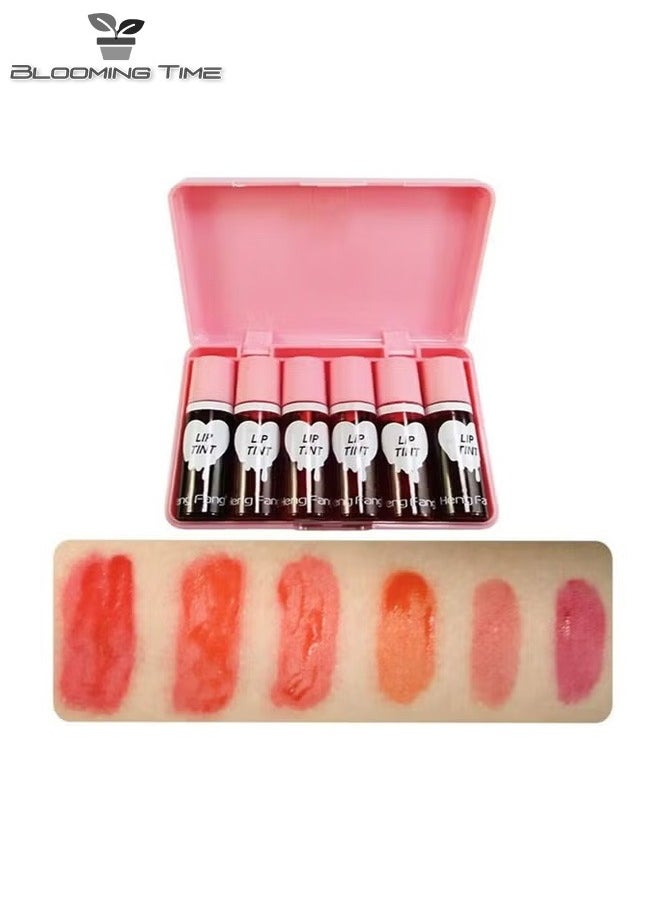 Hengfang 6-Piece 3D Mirror Moisturizing Lip Glaze Set  - Image 2