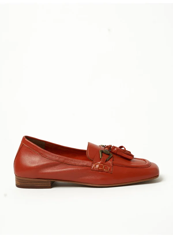 Y.so Y.SO Ladies Flat Comfort Shoes/Moccasins Orange | Made In India