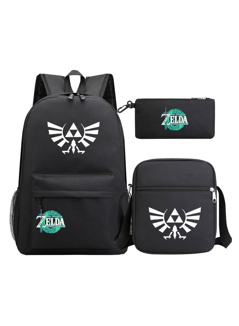 Printed Youth Large Capacity Men's and Women's Shoulders