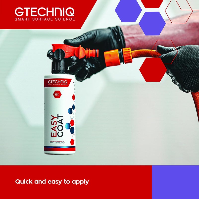 Gtechniq Easy Coat Refill for Cars, 17 fl oz | Extreme Dirt Resistance, Protects from UV, Weather and Wash Chemicals, Quick and Easy to Apply, for Paint and Glass Surfaces, Up to 3 Months Durability - Image 1