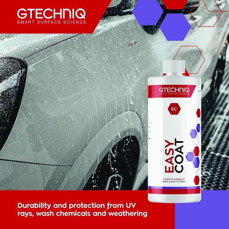 Gtechniq Easy Coat Refill for Cars, 17 fl oz | Extreme Dirt Resistance, Protects from UV, Weather and Wash Chemicals, Quick and Easy to Apply, for Paint and Glass Surfaces, Up to 3 Months Durability - Image 3