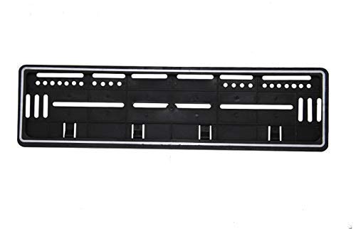 Yashinika ABS Universal CAR Number Plates Frame Folding for car (Number Plates Holders) for Car Front and Back Compatible for Eco-Sport with Standard Size, (Set of 2) Black - Image 3