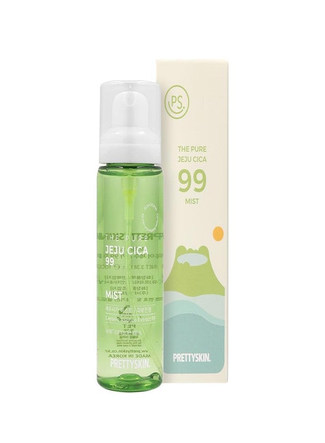 PRETTYSKIN The Pure Jeju Cica 99 Facial Mist 3.38fl.oz.(100ml) Centella Asiatica Extract 99% - Image 1