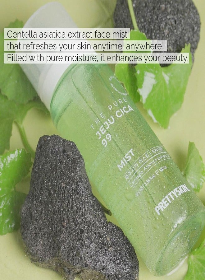 PRETTYSKIN The Pure Jeju Cica 99 Facial Mist 3.38fl.oz.(100ml) Centella Asiatica Extract 99% - Image 5