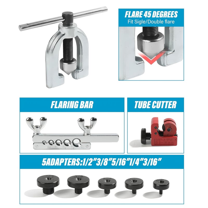 مجموعة أنابيب الفرامل 25Fit مع أداة تشكيل الزاوية المزدوجة والواحده - Image 3