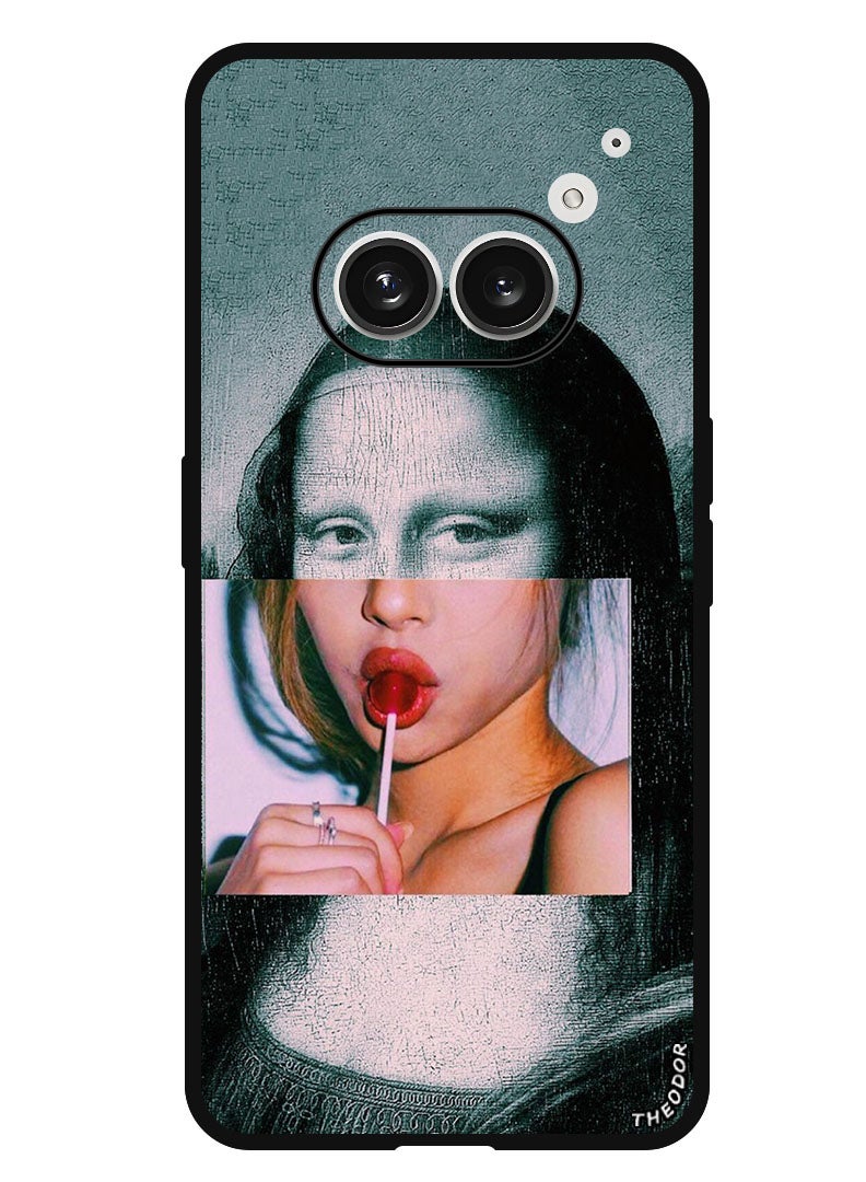 Theodor Protective Case Anti Scratch Shock Proof Bumper Cover For Nothing Phone (2a) Mona Lisa 2  - Image 1