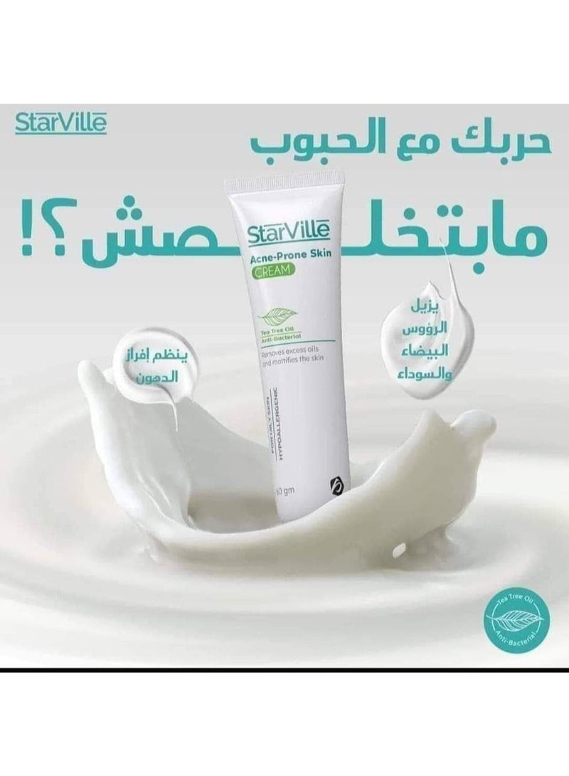 ستارفيل كريم ستارفيل علاج التهابات الجلد المصاحبه لحب شباب الحجم 60 مل - Image 3